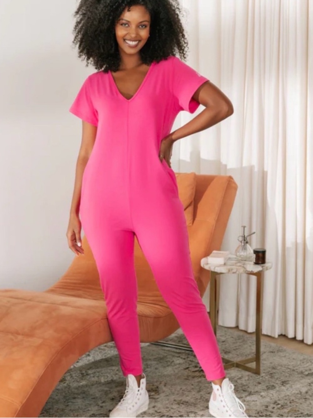 Smash + Tess x Barbie Pink Romper Large